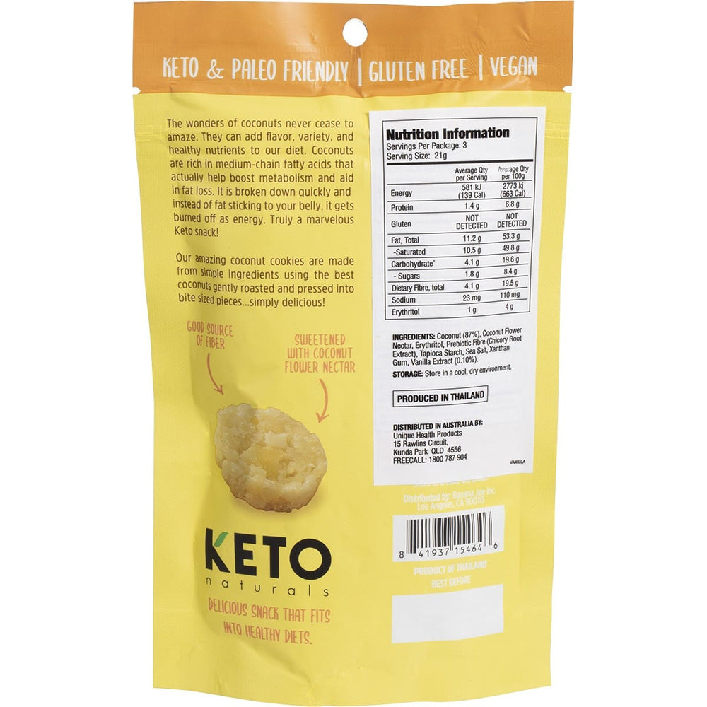 Keto Naturals Cookies - 8 x 64g