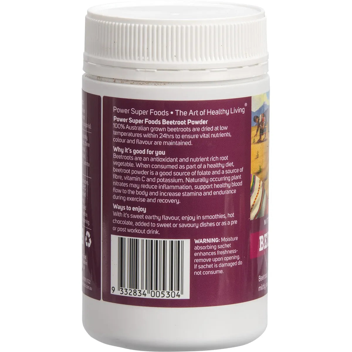 Power Super Foods Beetroot Powder - Origin 170g