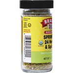 Bragg Seasoning Organic Sprinkle 24 Herb & Spices Salt-Free 42g — side pack image (UHP)