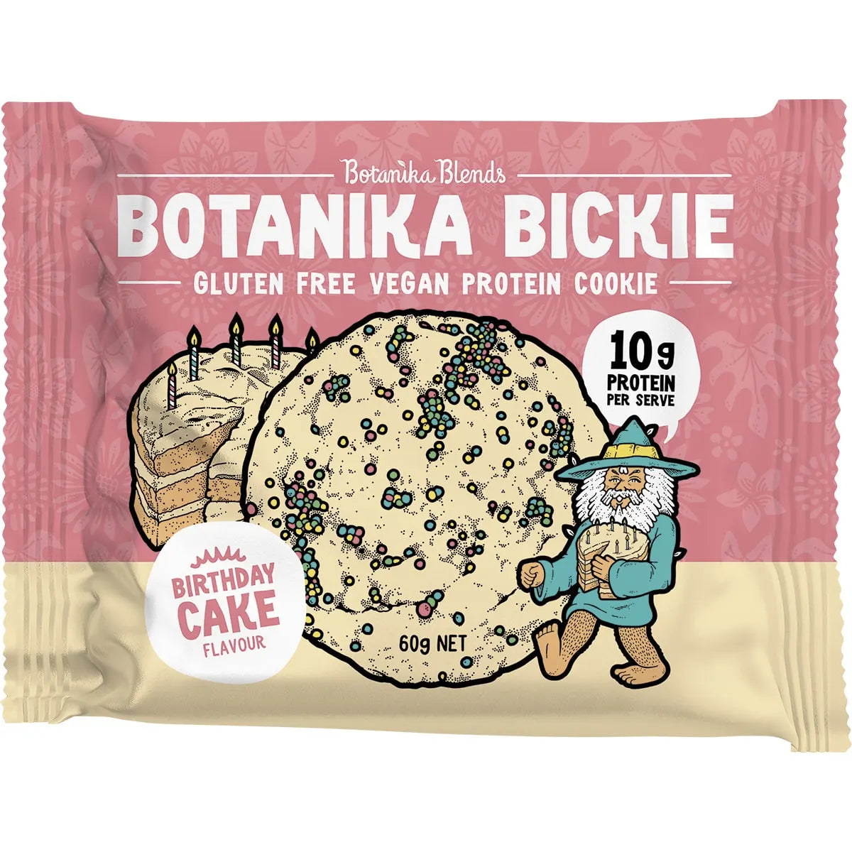 Botanika Blends Botanika Bickie Protein Cookie Birthday Cake 12 x 60g