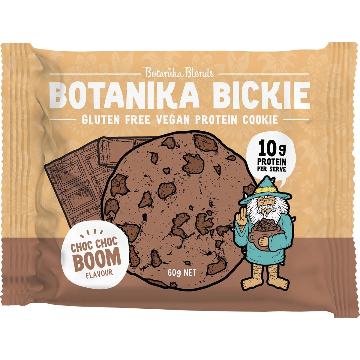 Botanika Blends Bickie Vegan Protein Cookie- Choc Choc Boom 12x60g