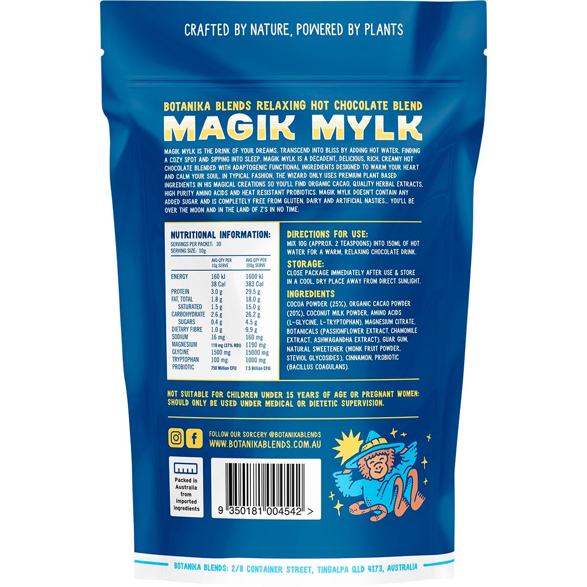 Botanika Blends Magik Mylk Hot Chocolate 300g