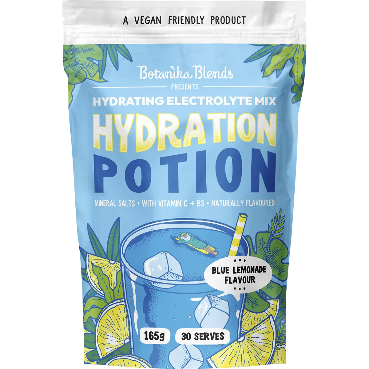Botanika Blends Hydration Potion Blue Lemonade 165g