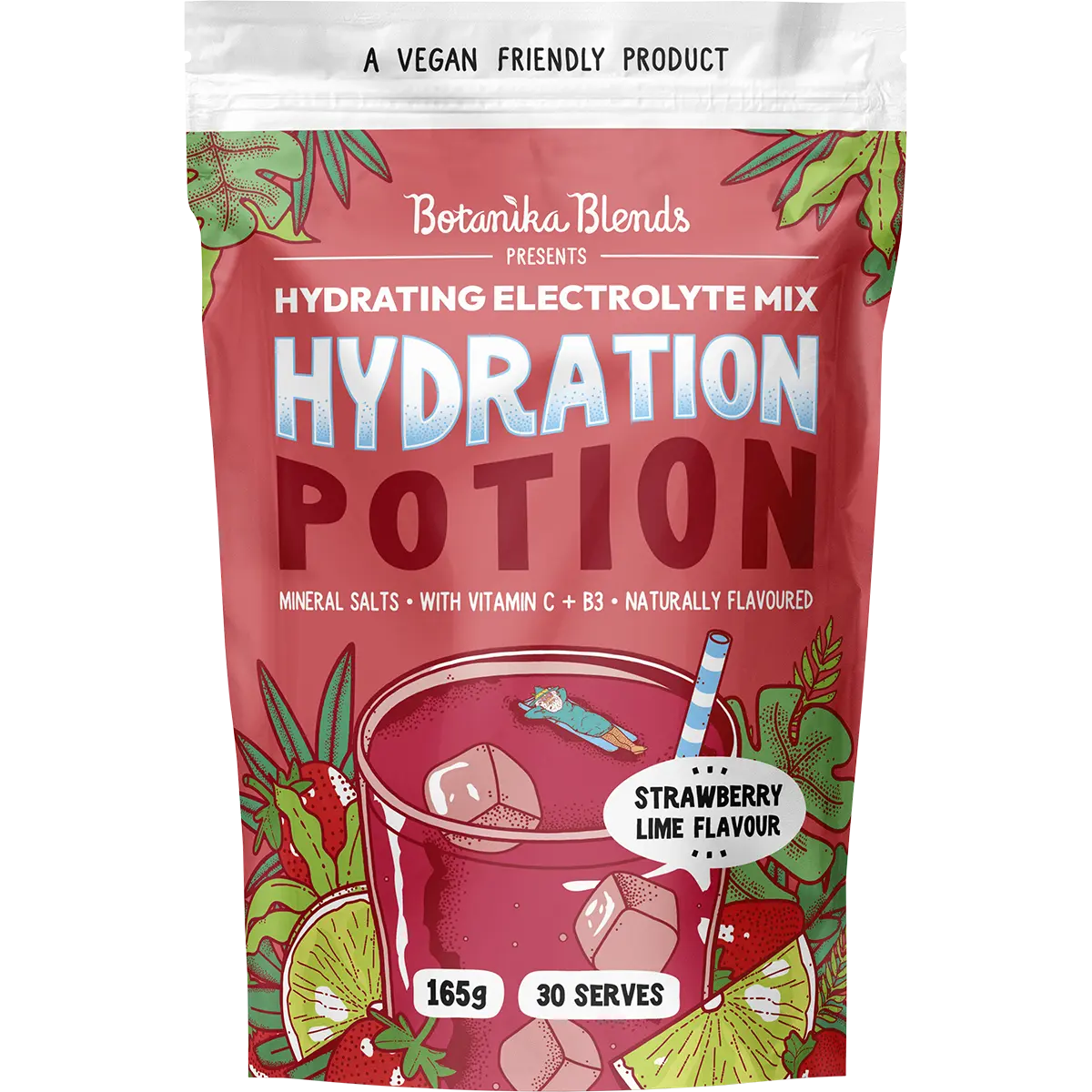 Botanika Blends Hydration Potion Strawberry Lime 165g