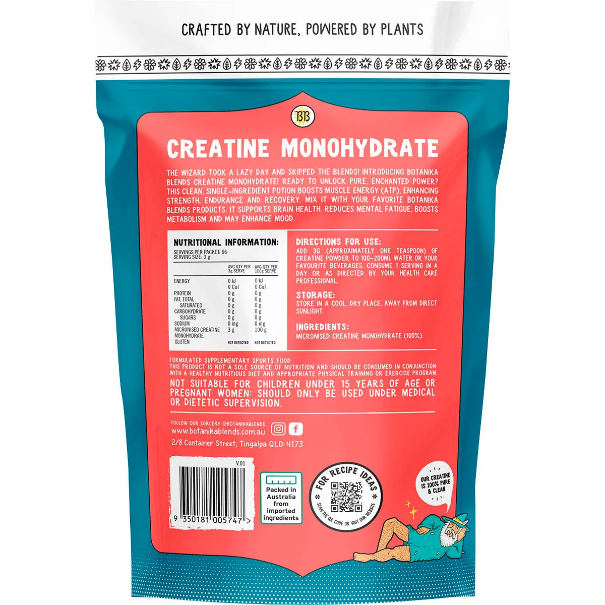 Botanika Blends Creatine Monohydrate 200g