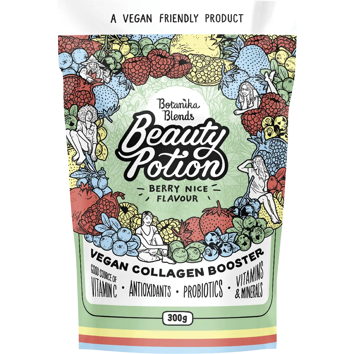 Botanika Blends Beauty Potion - Berry Nice Vegan Collagen Boost 300G front product image