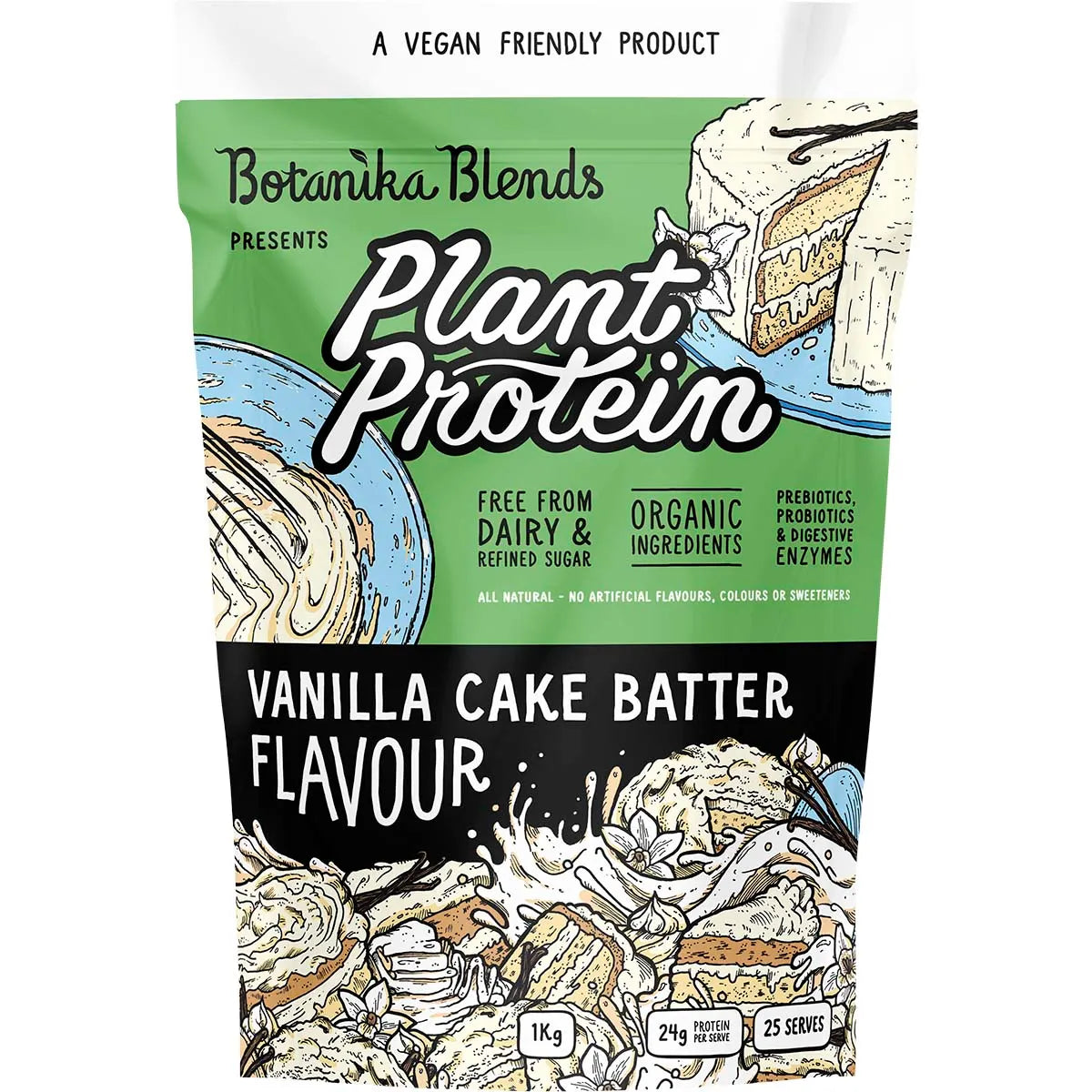 Botanika Blends Plant Protein Vanilla Cake Batter