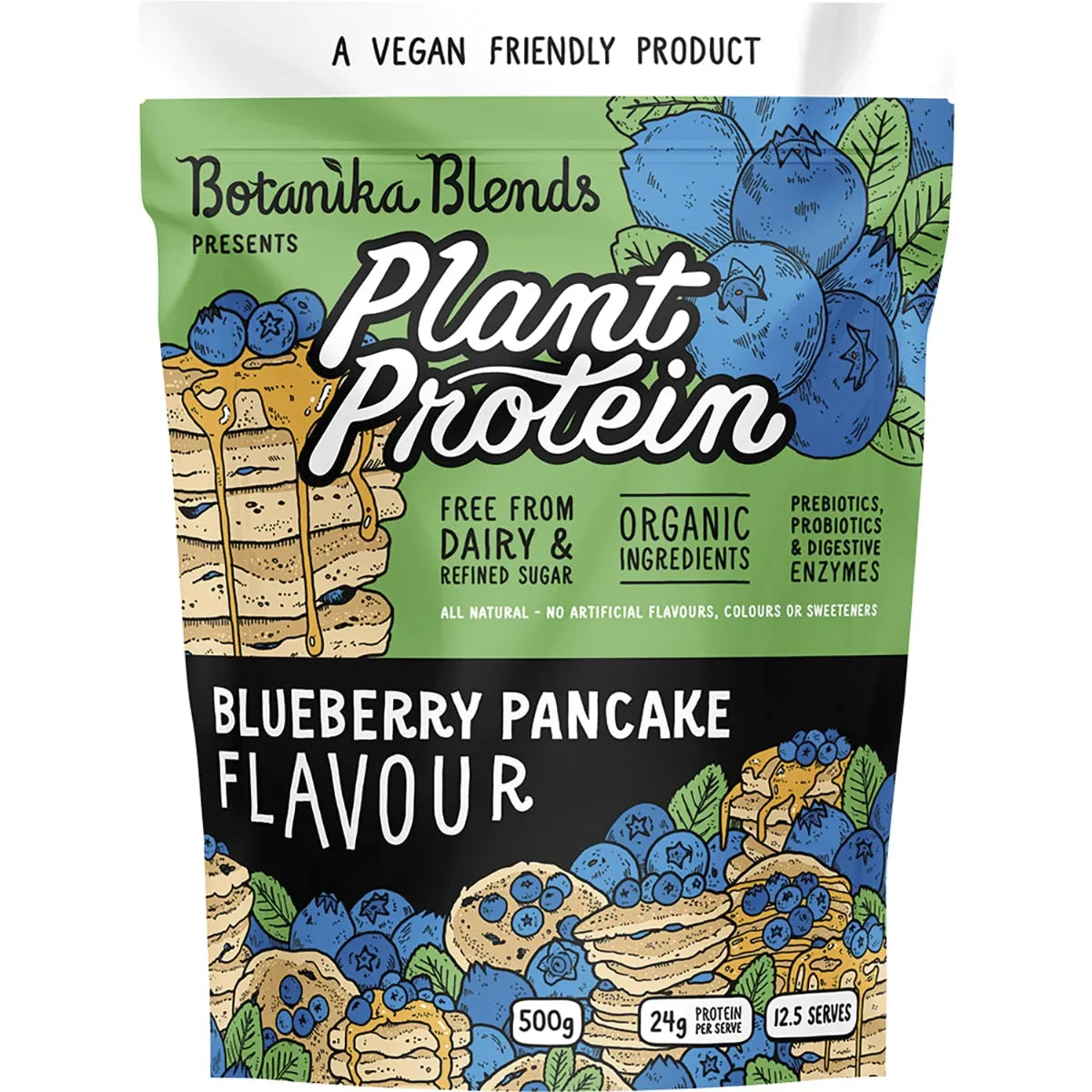 Botanika Blends Plant Protein Blueberry Pancake