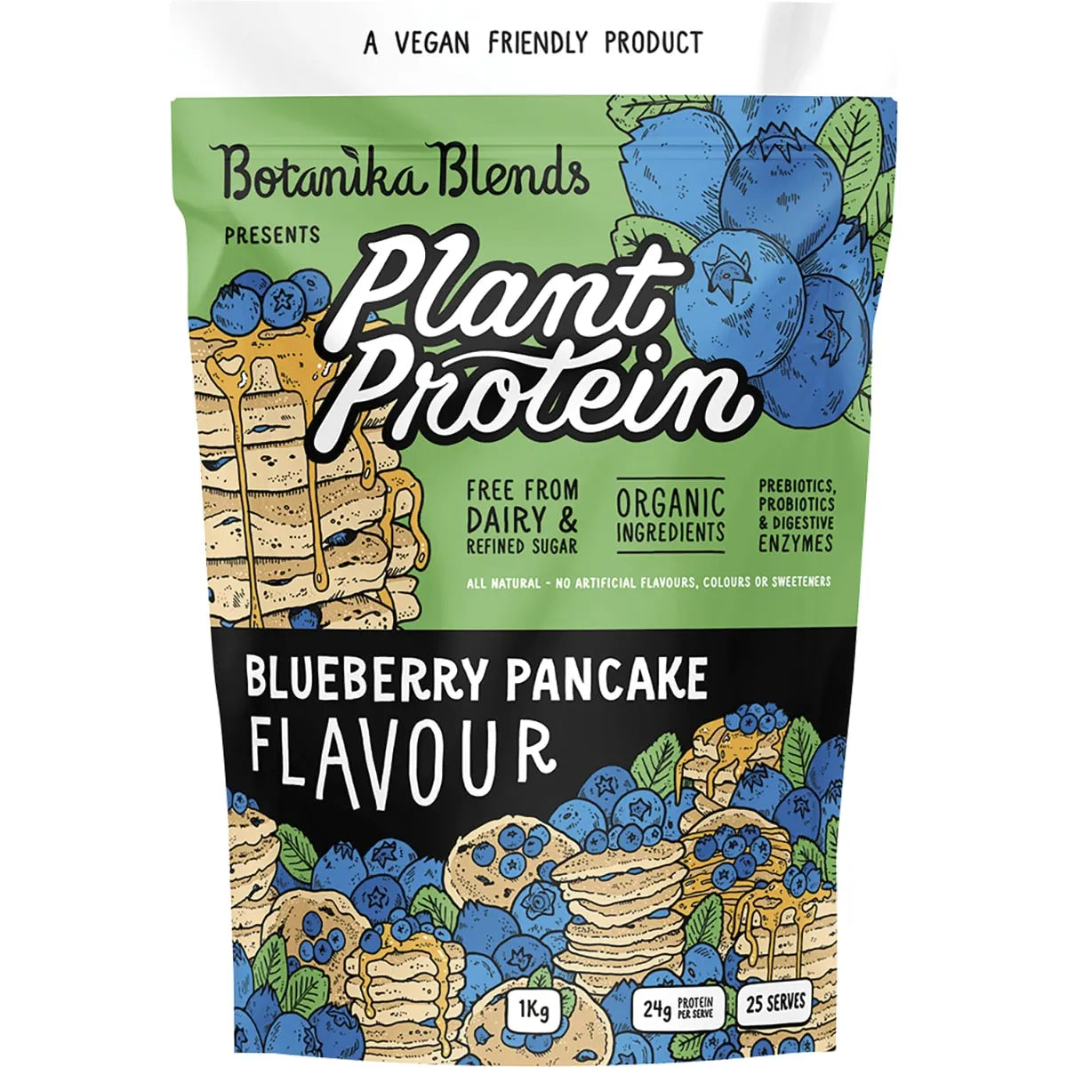 Botanika Blends Plant Protein Blueberry Pancake