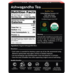 Buddha Teas Organic Herbal Tea Bags Ashwagandha Tea 18 Sachets — back pack image (UHP)