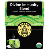 Buddha Teas Organic Herbal Divine Immunity  18 Sachets — front pack image (UHP)