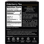 Buddha Teas Organic Herbal Elderberry Tea 18 Sachets — back pack image (UHP)