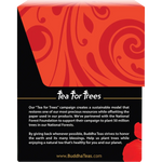 Buddha Teas Organic Herbal Hibiscus Tea 18 Sachets — side pack image (UHP)