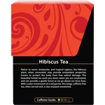 Buddha Teas Organic Herbal Hibiscus Tea 18 Sachets — side pack image (UHP)