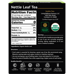 Buddha Teas Organic Herbal Nettle Leaf Tea 18 Sachets — back pack image (UHP)