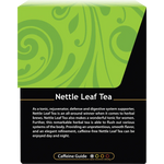 Buddha Teas Organic Herbal Nettle Leaf Tea 18 Sachets — side pack image (UHP)