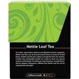 Buddha Teas Organic Herbal Nettle Leaf Tea 18 Sachets — side pack image (UHP)