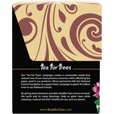 Buddha Teas Organic Herbal Turmeric Ginger Tea 18 Sachets — side pack image (UHP)