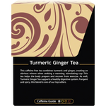 Buddha Teas Organic Herbal Turmeric Ginger Tea 18 Sachets — side pack image (UHP)