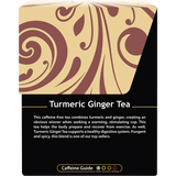 Buddha Teas Organic Herbal Turmeric Ginger Tea 18 Sachets — side pack image (UHP)