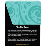 Buddha Teas Organic Herbal Tea Bags Calm Buddha Blend 18 Sachets — side pack image (UHP)
