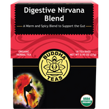 Buddha Teas Organic Herbal  Digestive Nirvana 18 Sachets — front pack image (UHP)