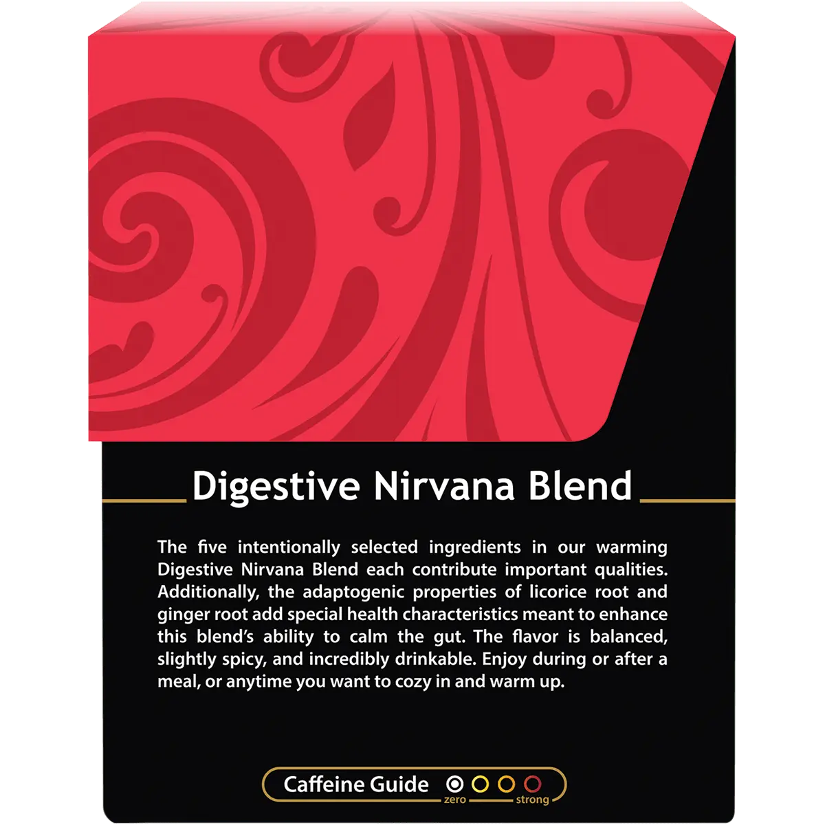 Buddha Teas Organic Herbal  Digestive Nirvana 18 Sachets — side pack image (UHP)
