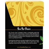 Buddha Teas Organic Herbal Dandelion Root Tea 18 Sachets — side pack image (UHP)