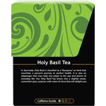 Buddha Teas Organic Herbal Holy Basil Tea (Tulsi) 18 Sachets — side pack image (UHP)