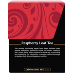 Buddha Teas Organic Herbal Raspberry Leaf Tea 18 Sachets — side pack image (UHP)