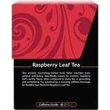 Buddha Teas Organic Herbal Raspberry Leaf Tea 18 Sachets — side pack image (UHP)