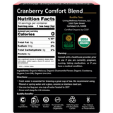 Buddha Teas Organic Herbal Tea Bags Cranberry Comfort Blend 18pk — back pack image (UHP)