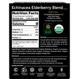 Buddha Teas Organic Herbal Tea Bags Echinacea Elderberry Blend 18pk — back pack image (UHP)