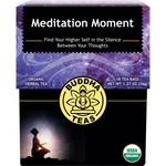 Buddha Teas Organic Herbal Tea Bags Meditation Moment 18pk — front pack image (UHP)