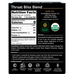 Buddha Teas Organic Herbal Tea Bags Throat Bliss Blend 18pk — back pack image (UHP)