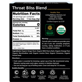Buddha Teas Organic Herbal Tea Bags Throat Bliss Blend 18pk — back pack image (UHP)