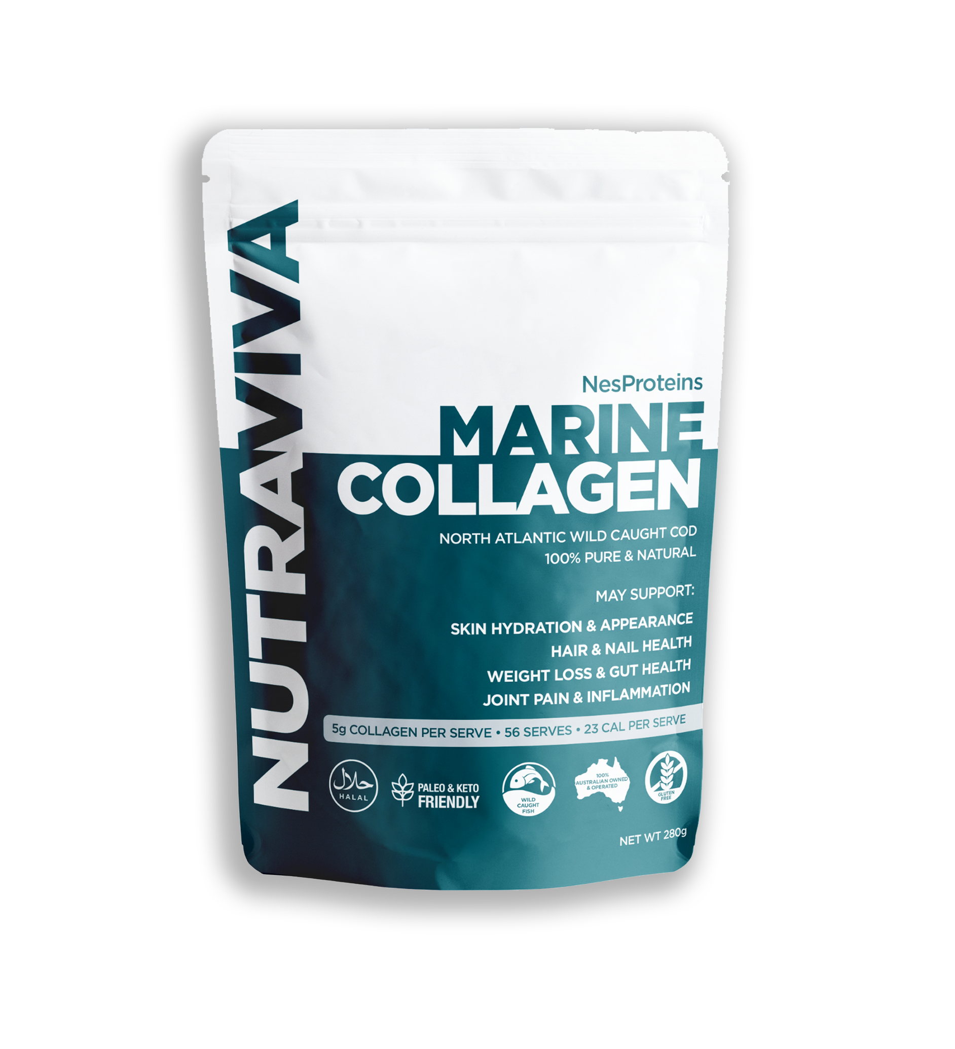 Nutraviva Marine Collagen 280g Unflavoured