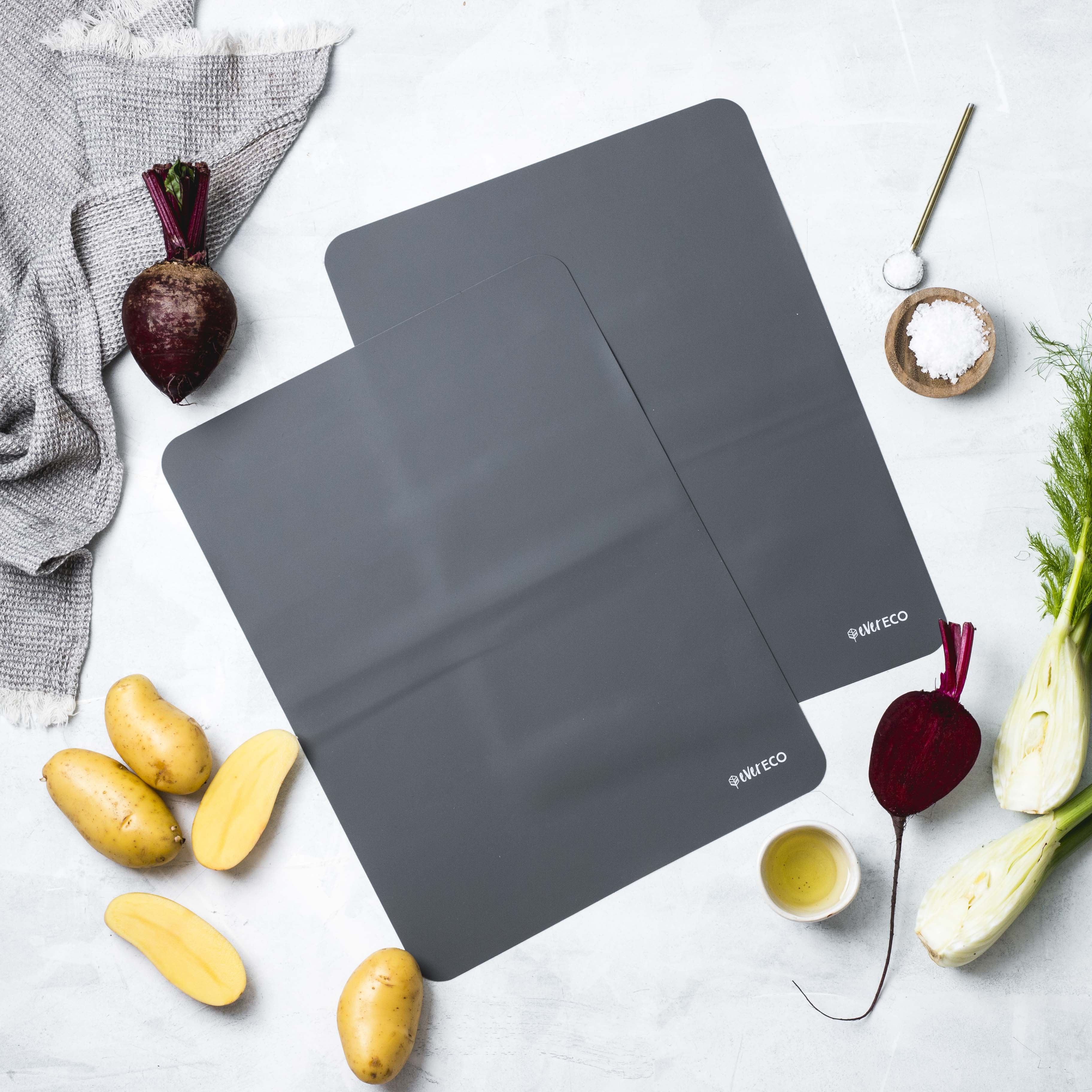 Ever Eco Silicone Baking Mat styled baking lifestyle image