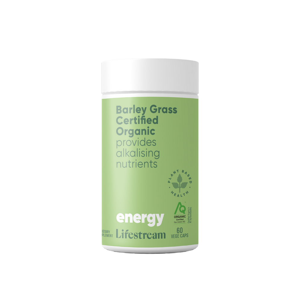 Lifestream Barley Grass Certified Organic Capsules