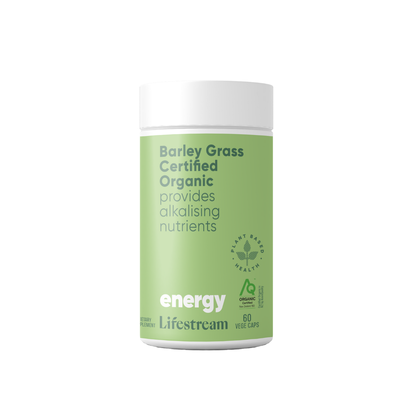 Lifestream Barley Grass Certified Organic Capsules