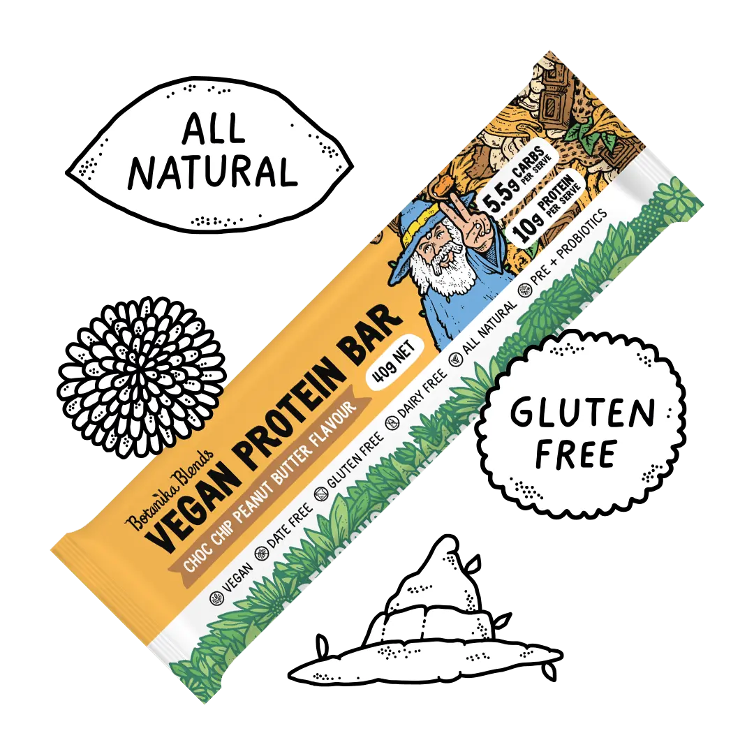 Botanika Blends Plant Protein Bar Choc Peanut Butter — individual bar product image