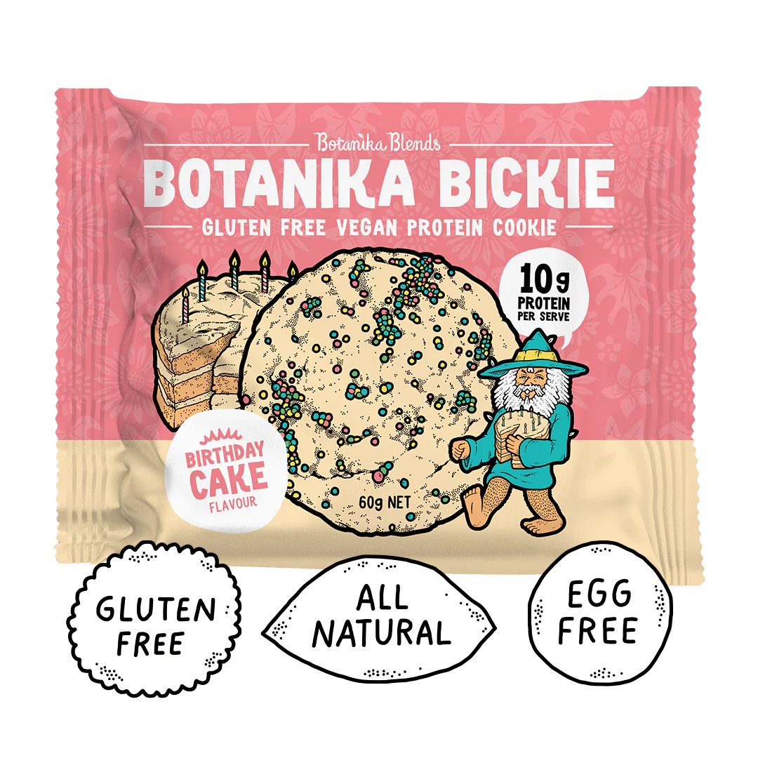 Botanika Blends Botanika Bickie Protein Cookie Birthday Cake 12 x 60g