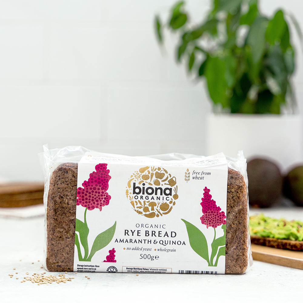 Biona Organic Rye Amaranth & Quinoa Bread 500g