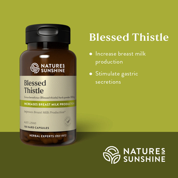 Nature's Sunshine Blessed Thistle 300mg 100c