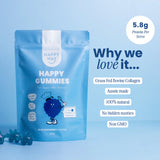 Happy Way Blue Raspberry Flavour Happy Gummies Mix 210g