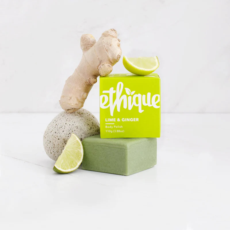 Ethique Solid Body Polish Bar Lime & Ginger 110g