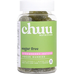 Chuu Nutrition Strawberry Matcha Focus Gummies Sugar Free 40pcs — front pack image (UHP)