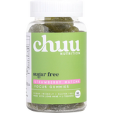 Chuu Nutrition Strawberry Matcha Focus Gummies Sugar Free 40pcs — front pack image (UHP)