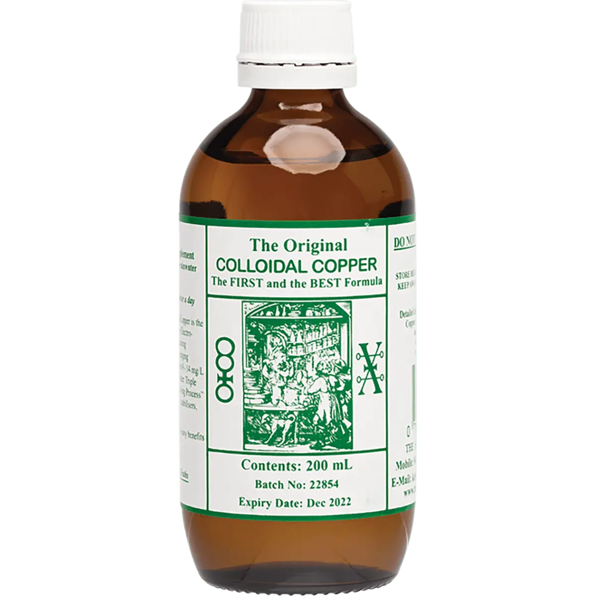 Original Colloidal Copper 200ml — front pack image (UHP)