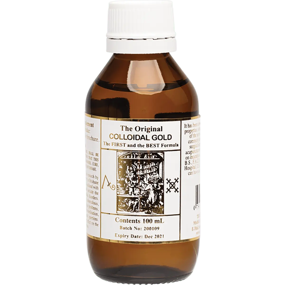 Original Colloidal Gold 100ml — front pack image (UHP)